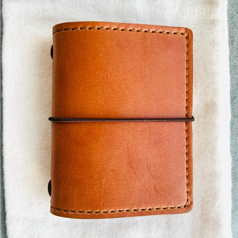 Chic Sparrow Tan Austin Leather Wallet or Notebook Cover